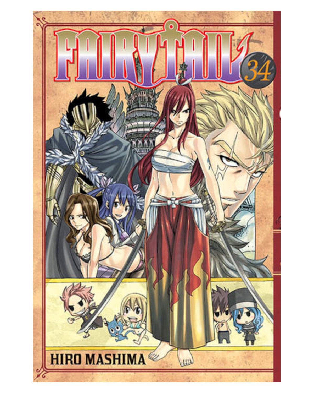 Inne — Manga Manga - Fairy Tail tom 34 — okładka mangi