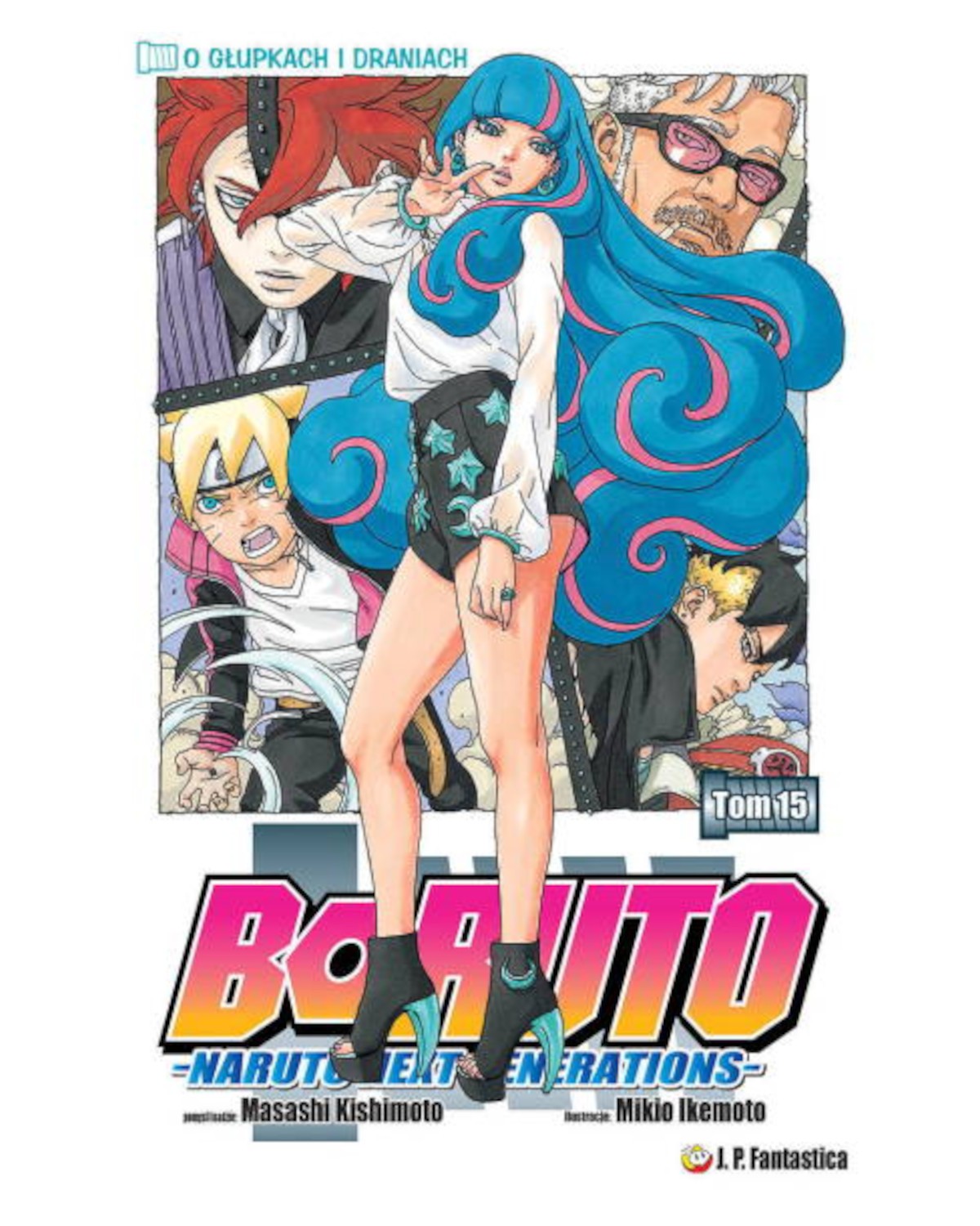 Boruto tom 15 — okładka mangi