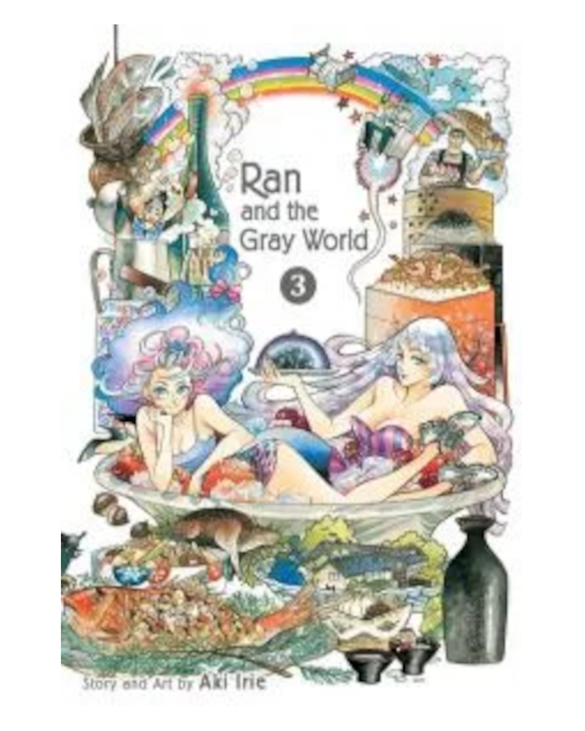 Magiczny Świat Ran — Manga Ran and the Gray World (eng.) - tom 3 — okładka mangi