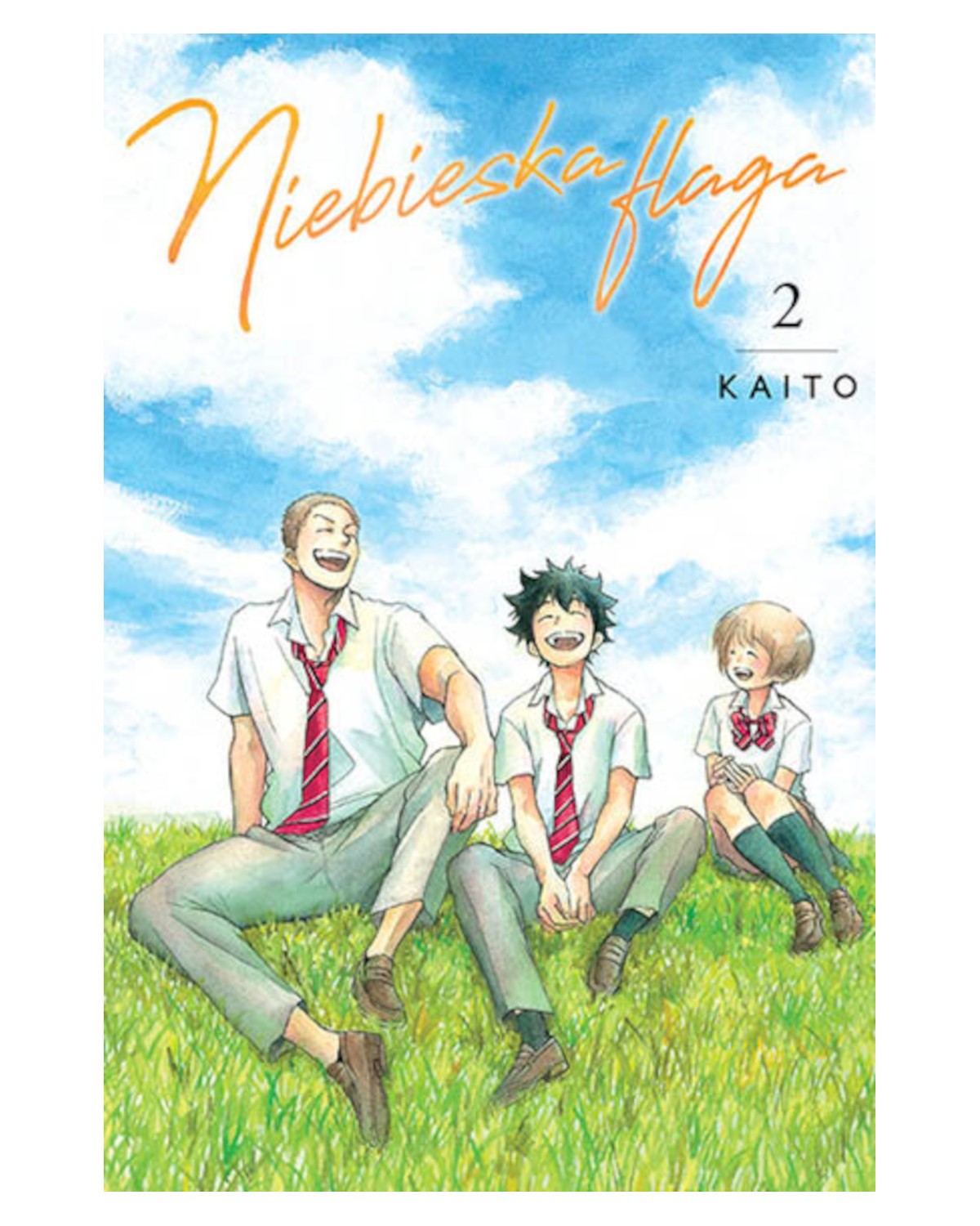 Niebieska Flaga - tom 2 — okładka mangi