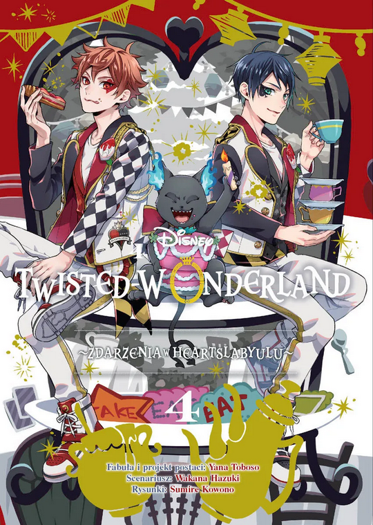Twisted-Wonderland - Zdarzenia w Heartslabyulu - tom 4 — okładka mangi