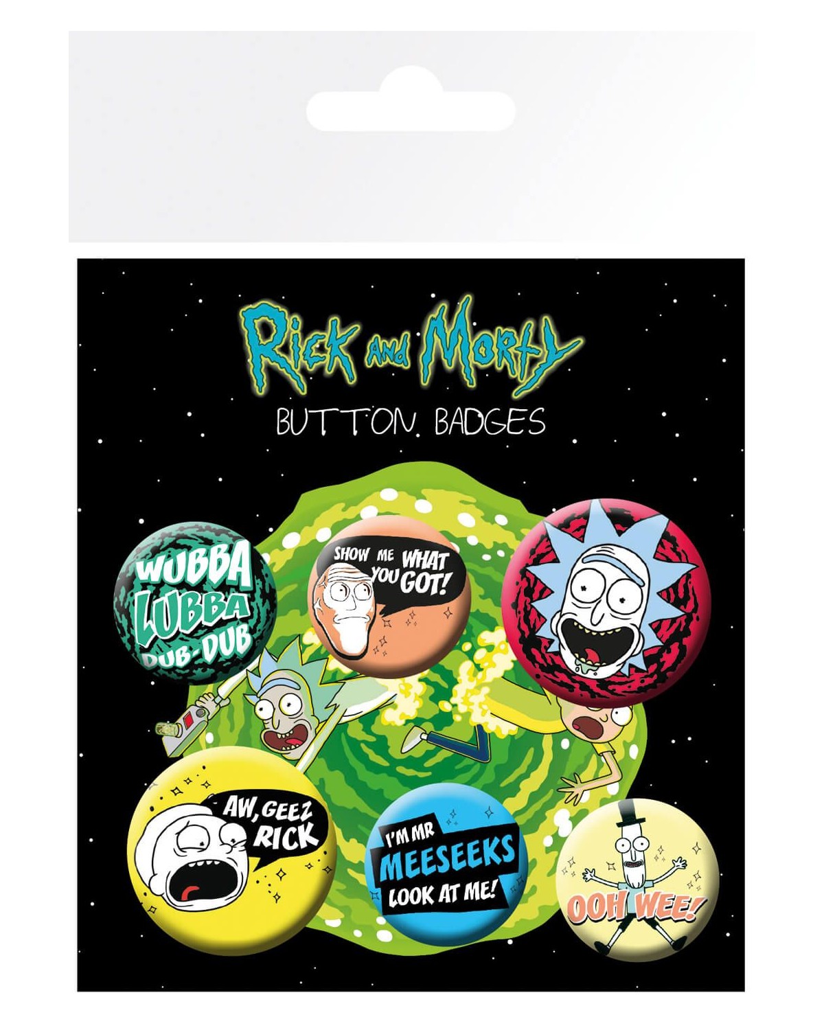 Zestaw przypinek - Rick and Morty v3