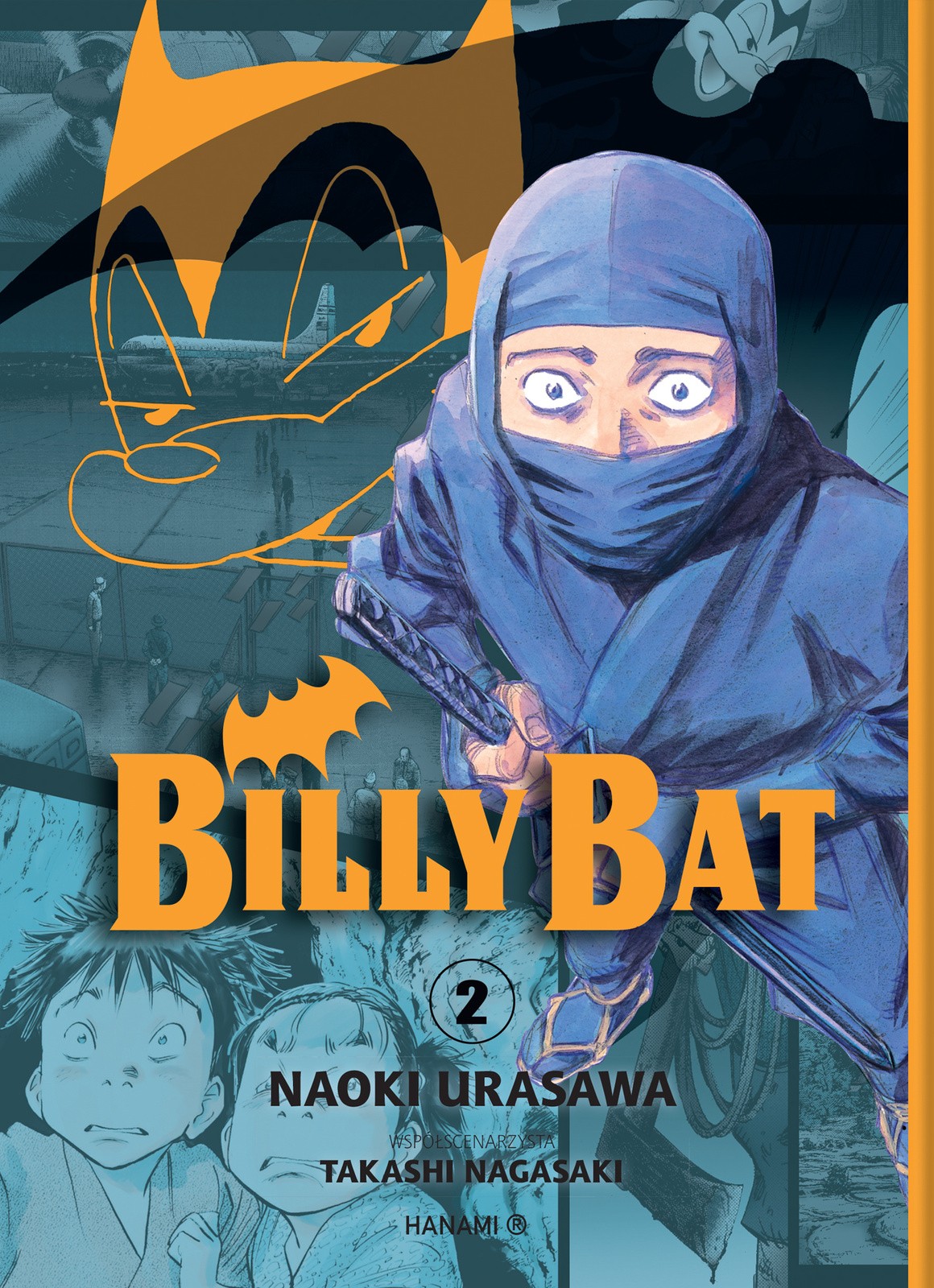 Okładka mangi (Hanami) Billy Bat - tom 2