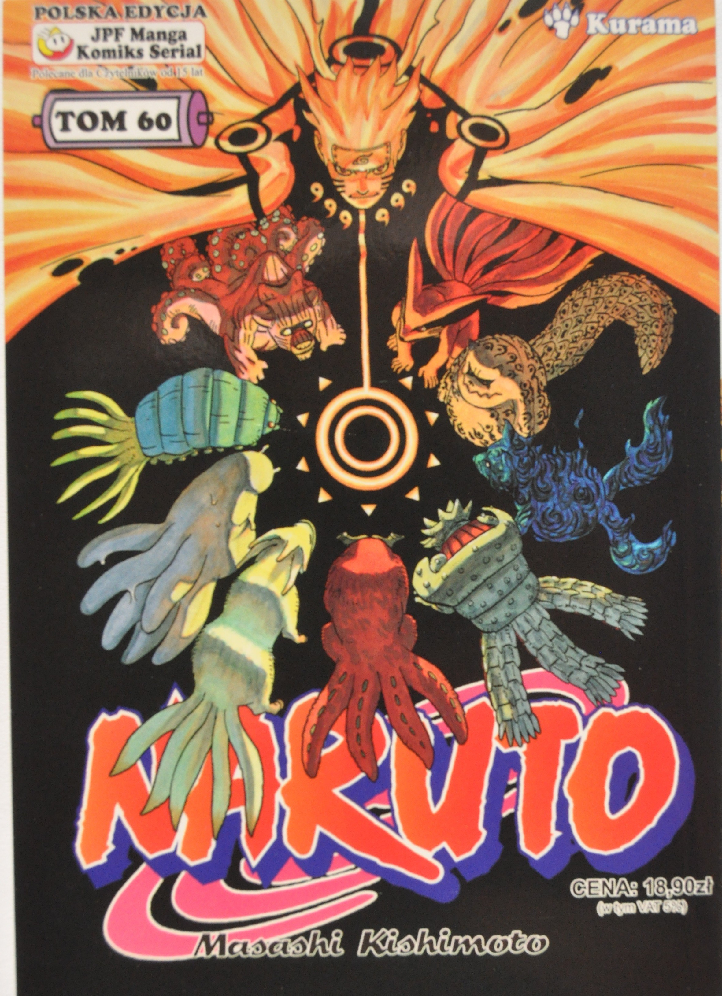 Okładka mangi Manga Naruto tom 60