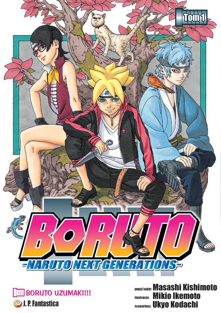 Manga - Boruto tom 1 — okładka mangi