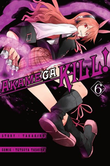 Manga - Akame ga Kill! tom 6 — okładka mangi