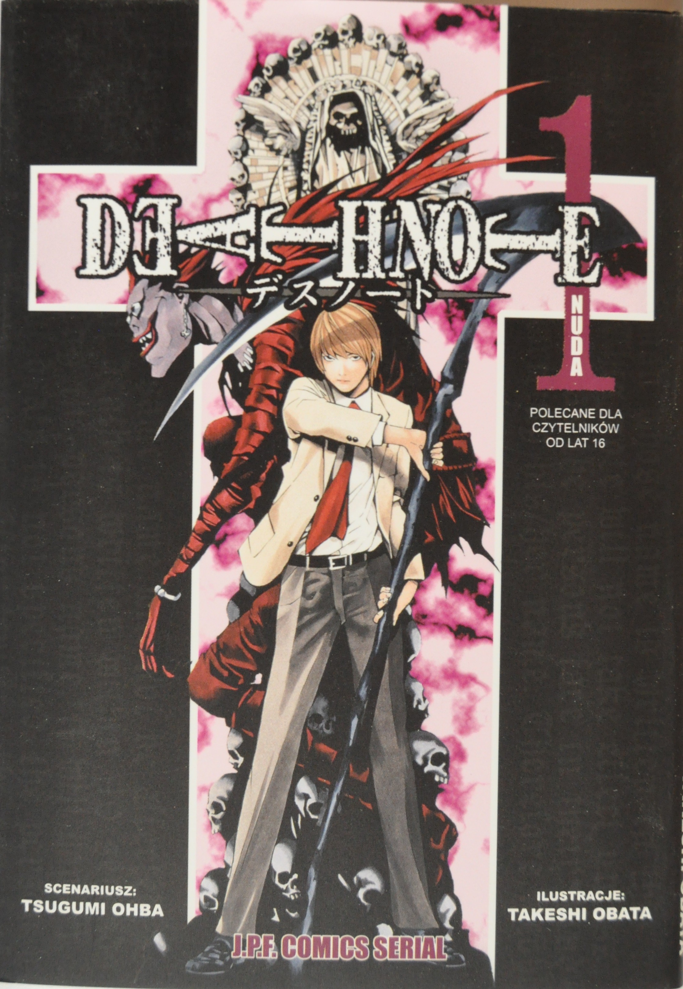 Okładka mangi (JPF) Death Note tom 1