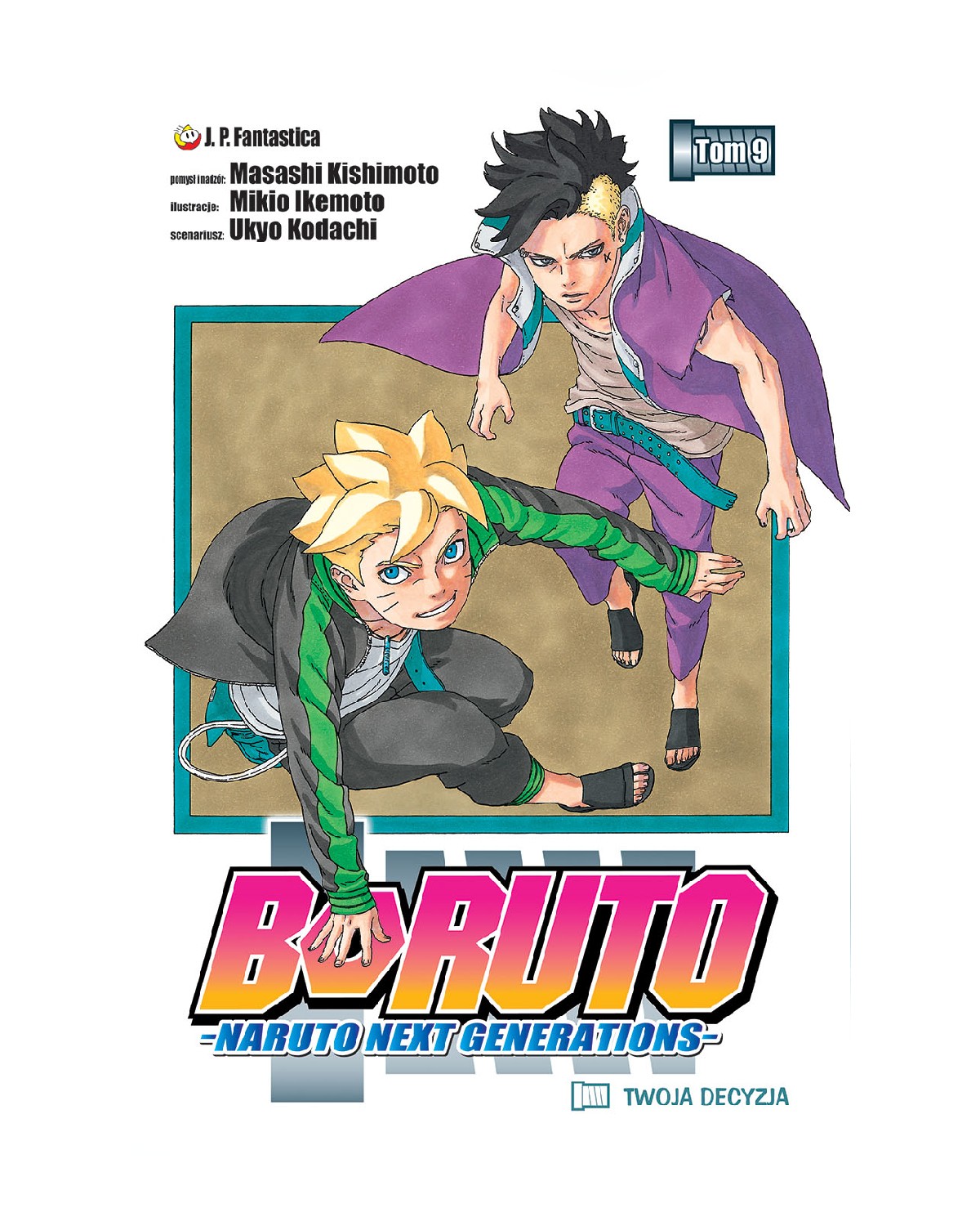 Manga - Boruto tom 9 — okładka mangi