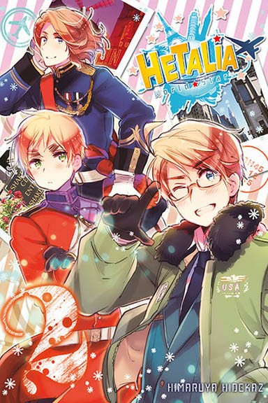 Axis Powers Hetalia — Manga Hetalia: World Stars - Tom 2 — okładka mangi