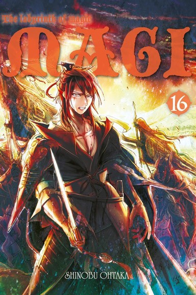 Magi: the labyrinth of magic - tom 16 — okładka mangi