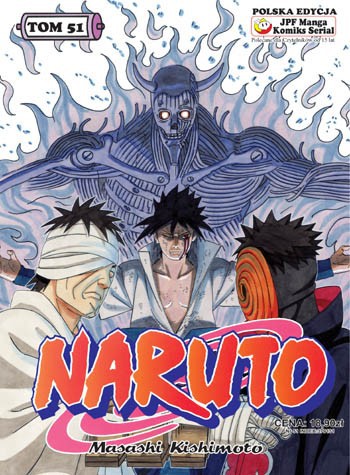 Okładka mangi Manga Naruto tom 51