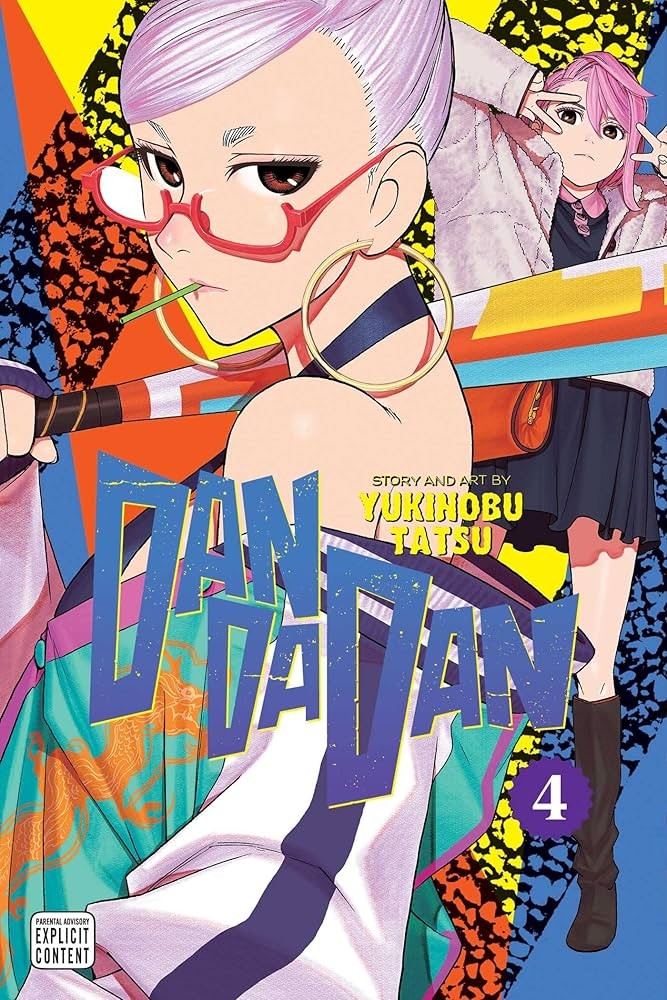 Okładka mangi (Viz Media) Dandadan - tom 4 (eng.)