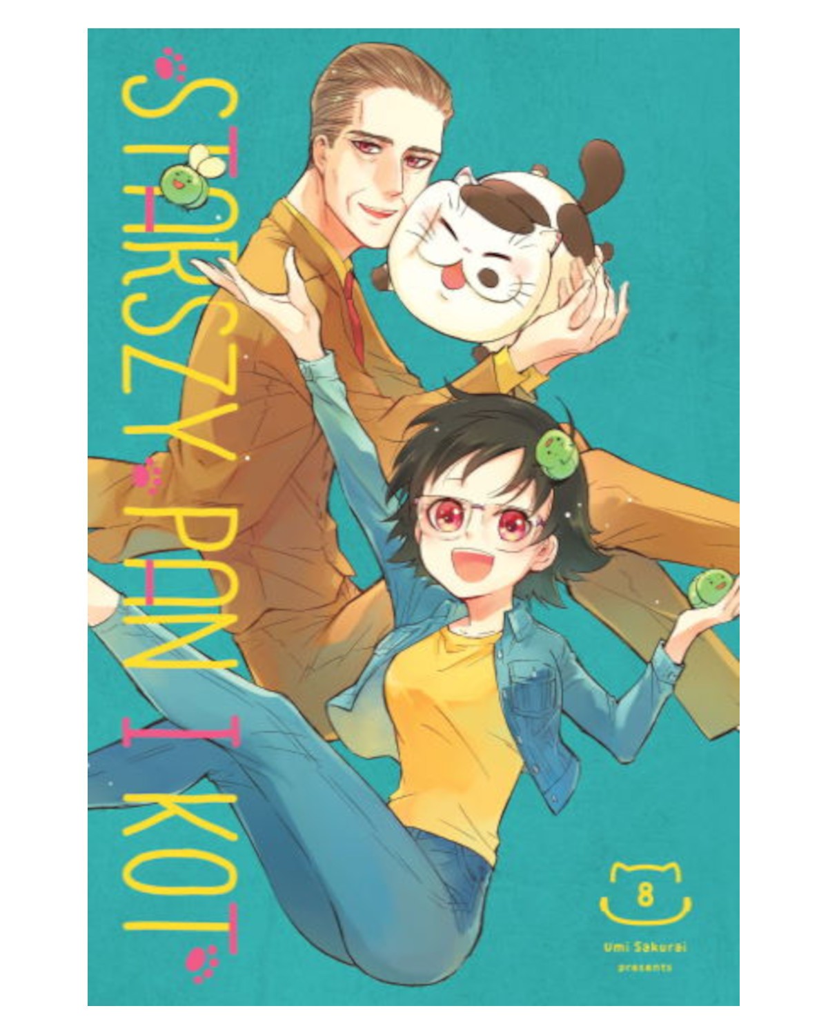 Starszy Pan i Kot - tom 8 — okładka mangi