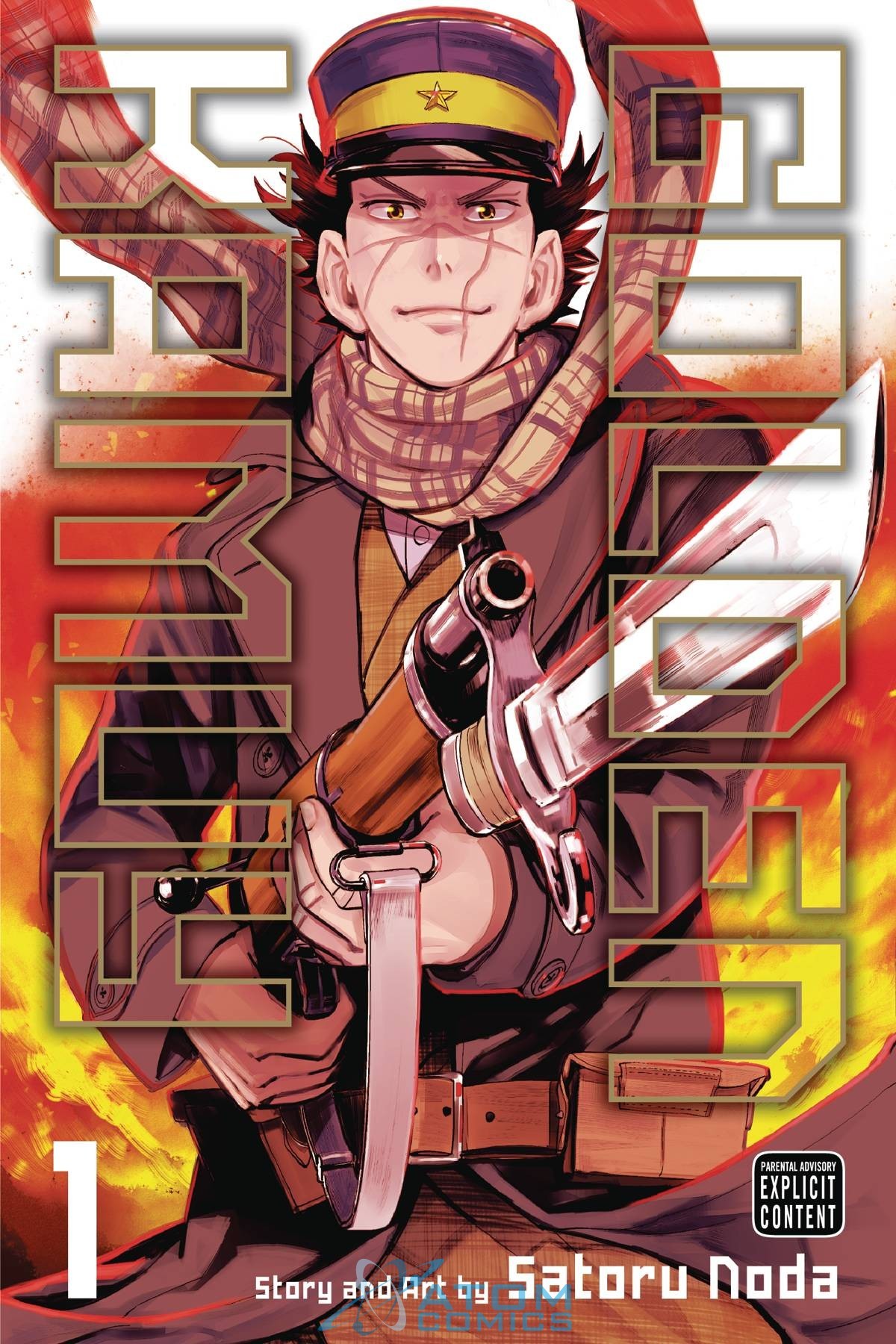 Okładka mangi (Viz Media) Golden Kamuy (eng.) - tom 1