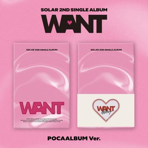 SOLAR - 2nd Single Album [WANT] (POCAALBUM Ver.)