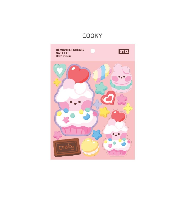 BT21 REMOVABLE STICKER SWEETIE (MP)