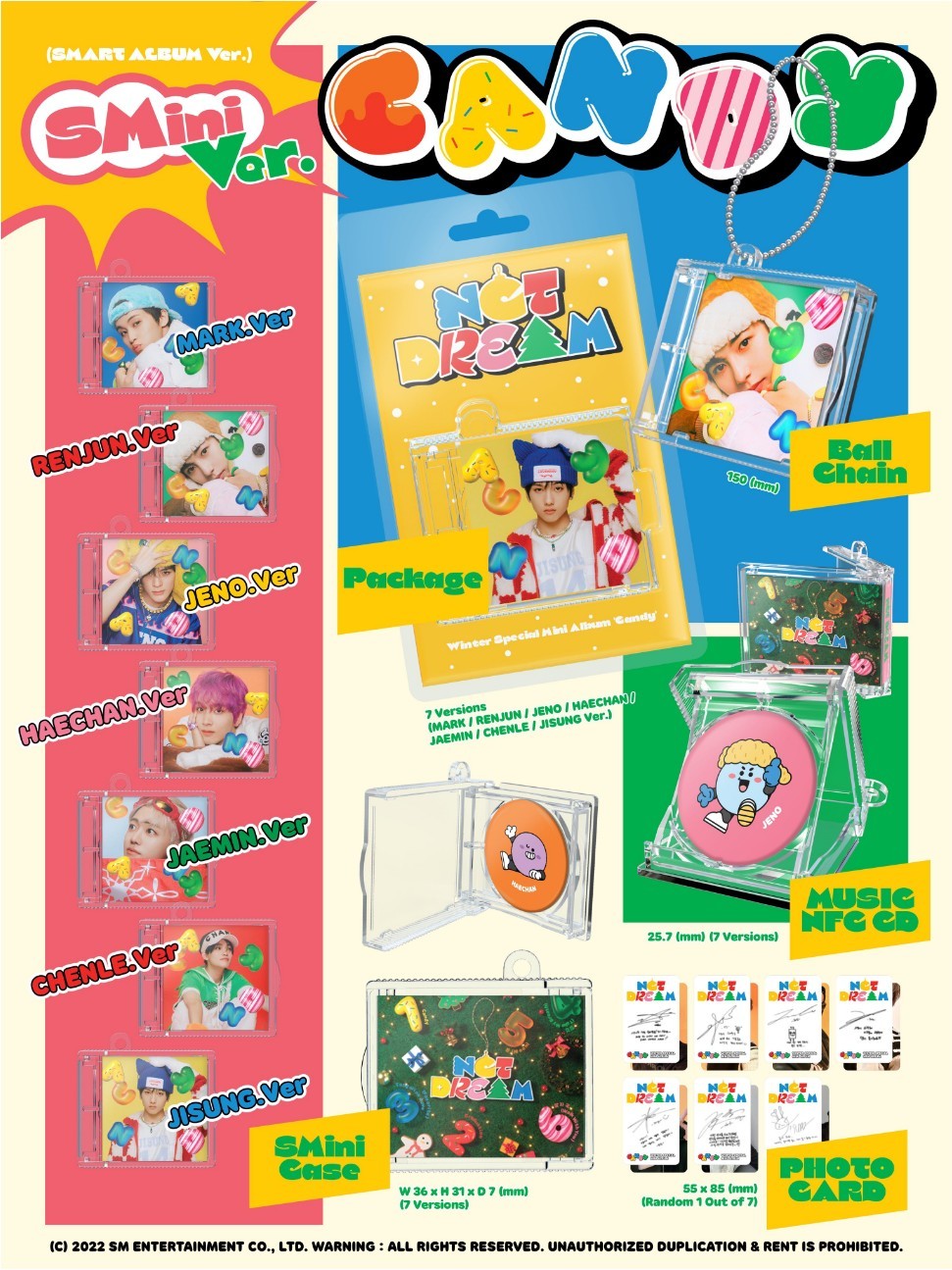 NCT DREAM - WINTER SPECIAL MINI ALBUM 'CANDY' (SMini VER.)