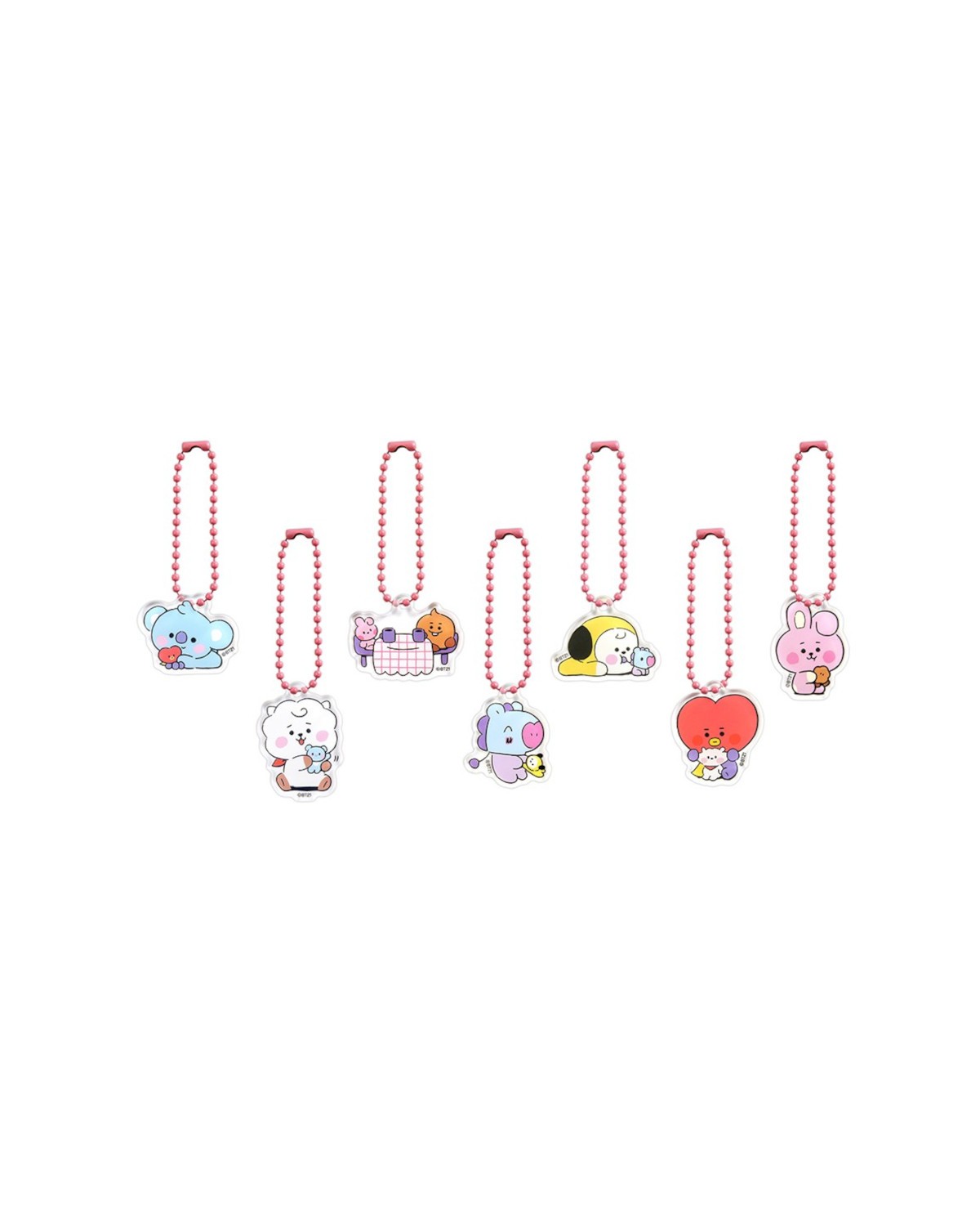 BT21 BABY ACRYLIC SIMPLE KEYRING LITTLE BUDDY (MP)