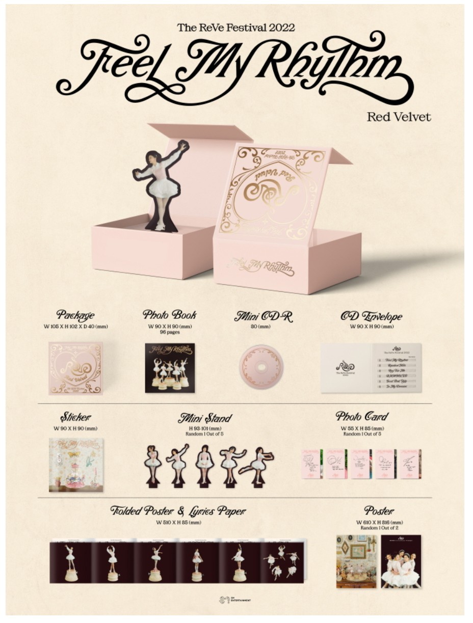 RED VELVET - THE REVE FESTIVAL 2022 : FEEL MY RHYTHM Orgel Ver. [MINI CD] (2ND PRESS)
