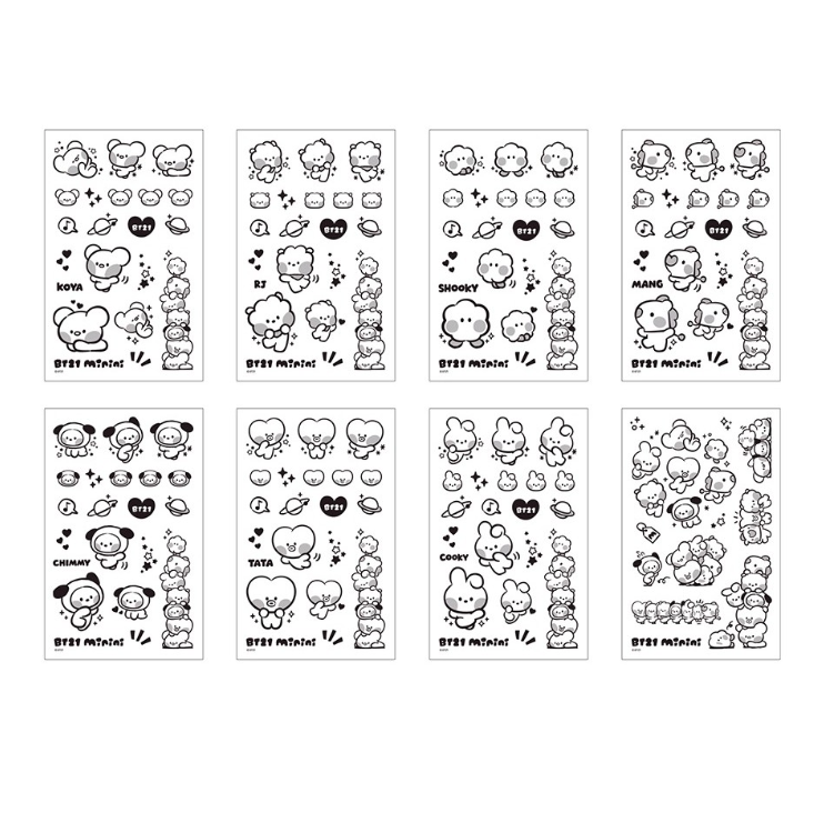 BT21 MININI TATTOO STICKER (MP)
