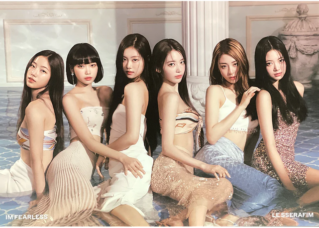 Plakaty Plakat LE SSERAFIM - FEARLESS V2