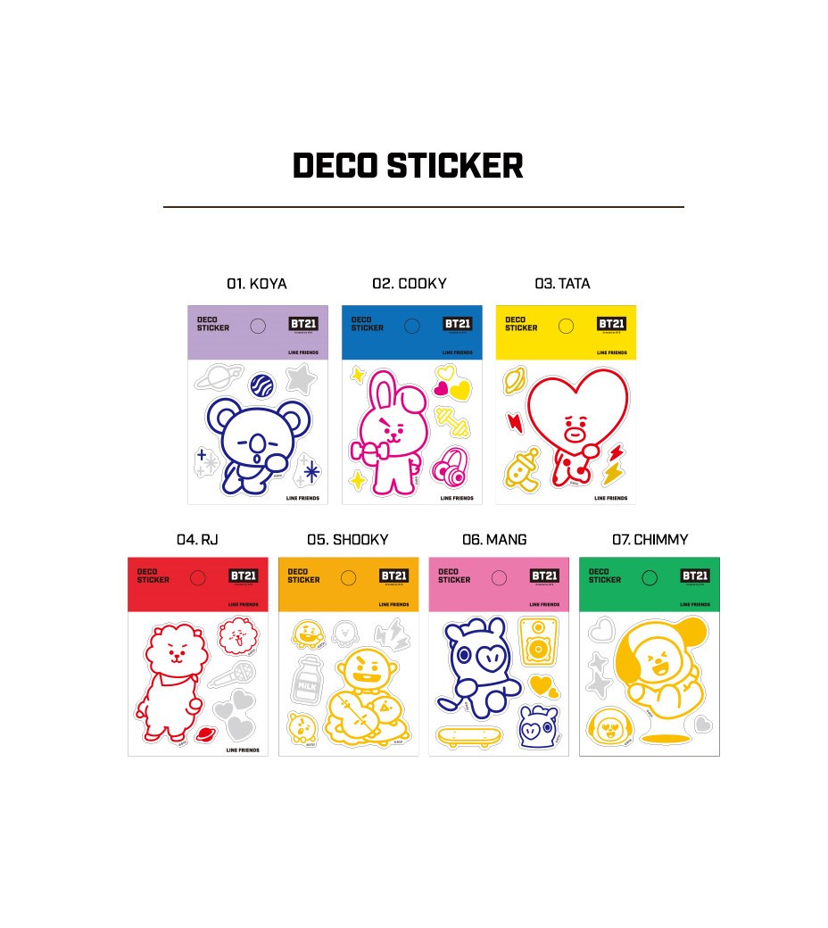BT21 Deco Sticker (KHF)