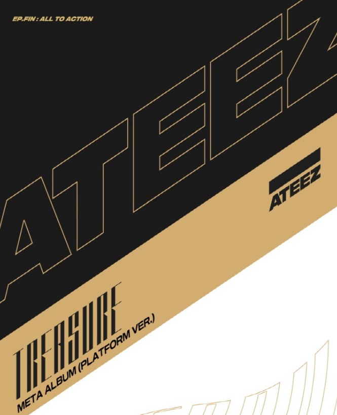 ATEEZ - VOL.1 [TREASURE EP.FIN: ALL TO ACTION] [METAL ALBUM] PLATFORM VER.