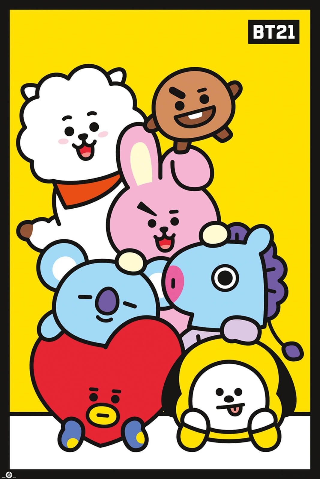 Duży plakat - BT21 Pileup (GN0899)