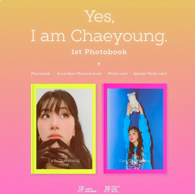 CHAEYOUNG (TWICE) - YES, I AM CHAEYOUNG (1ST PHOTOBOOK) (ver. NEON LIME)