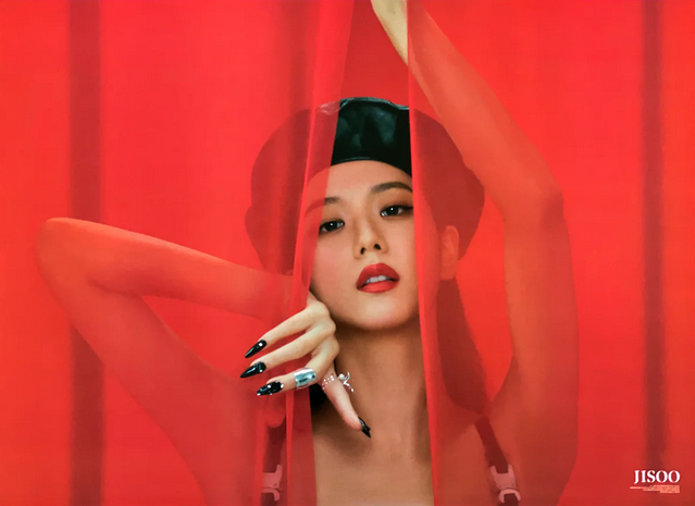 Plakaty PLAKAT JISOO (BLACKPINK) - ME [RED VER]