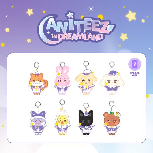 Pre-Order ATEEZ - OFFICIAL MD [ANITEEZ IN DREAMLAND] Plush Keyring (Guardian Angel)