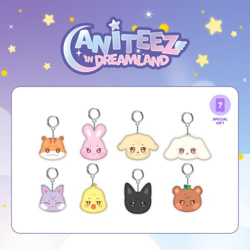 Pre-Order ATEEZ - OFFICIAL MD [ANITEEZ IN DREAMLAND] Mini face keyring