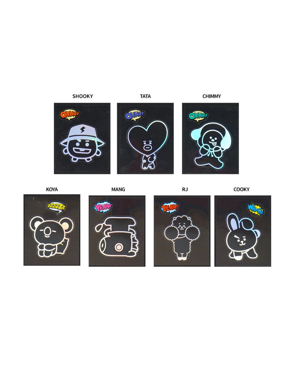BT21 Shine Sticker (SD8)