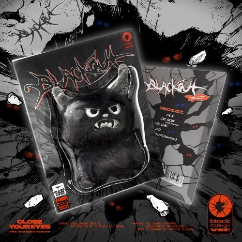 Inne Albumy CLOSE YOUR EYES The 3rd Mini Album 'blackout' ​(black CLting-i ver.)