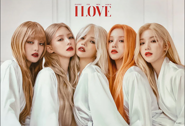Plakat (G)I-DLE I LOVE ver. BORN