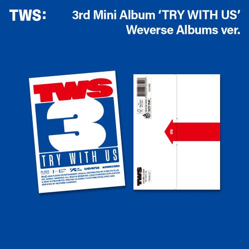 TWS - TRY WITH US (3rd mini album) (Weverse Albums Ver.)