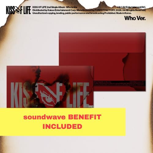 Preorder: (soundwave) KISS OF LIFE - 2nd Single Album [Who is she] (Who Ver.)