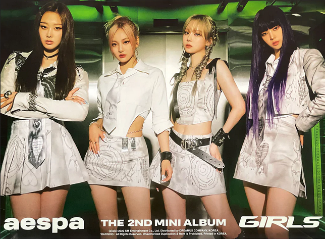 Plakat AESPA- GIRLS DIGIPACK VER. v2
