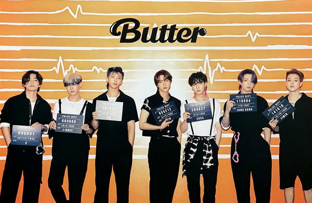 Plakaty Plakat BTS - BUTTER ver. CREAM