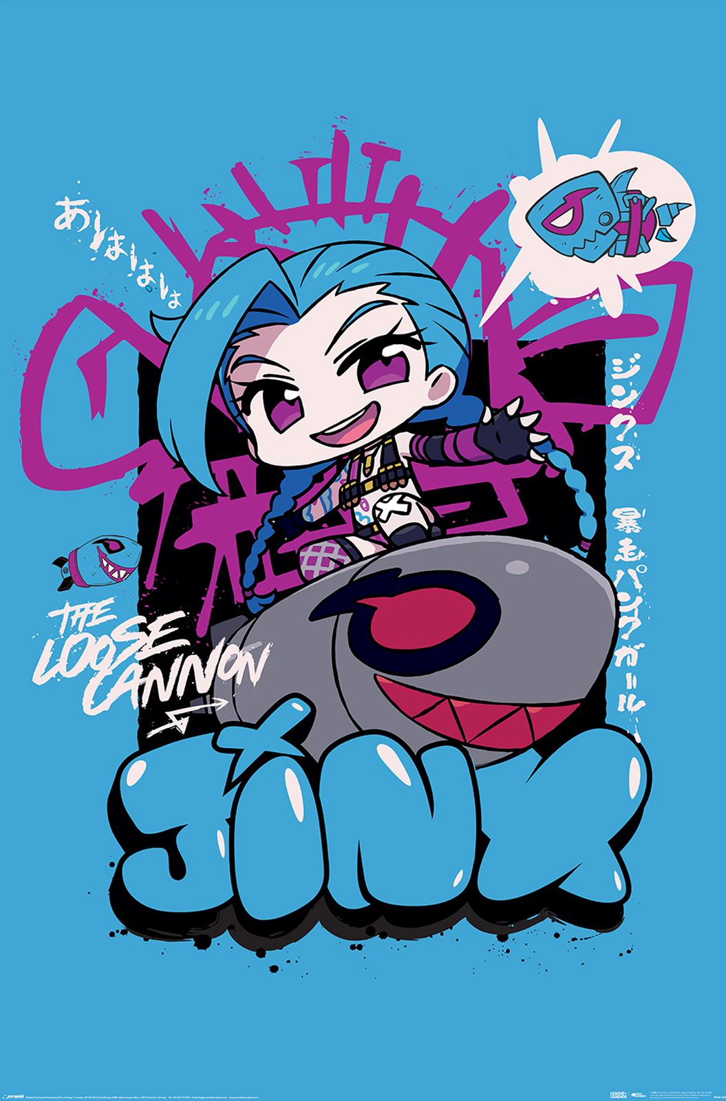 Plakat - Jinx Chibi/League Of Legends (PP2511076)