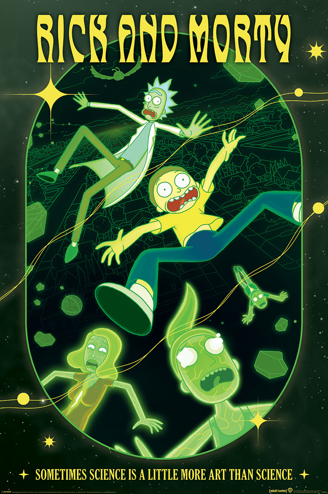 Plakat - Rick and Morty Rave Rickrival (PP35423)