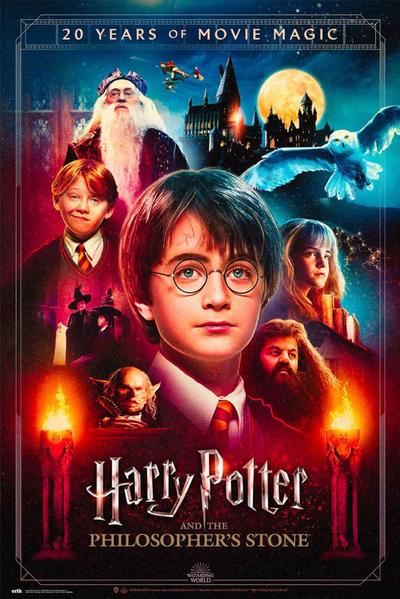 Plakat - Harry Potter The Philosopher's Stone 20th Anniversary (GPE5558)