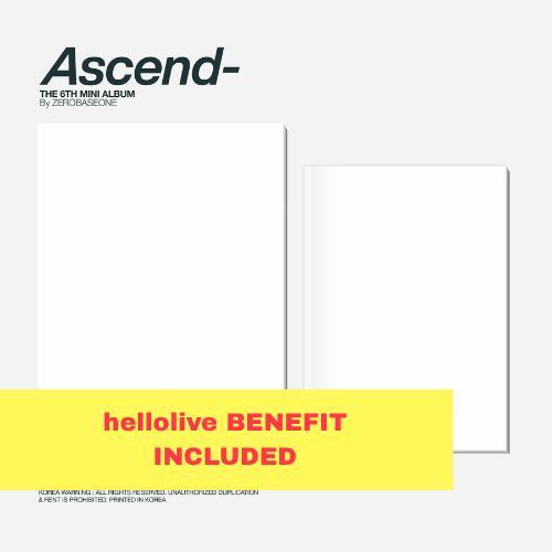 Preorder: (HELLOLIVE) ZEROBASEONE - 6th mini album [Ascend-] (Photobook Ver.)