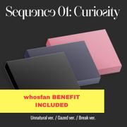 Preorder: (WHOSFAN) AND2BLE - 1st mini album [Sequence 01: Curiosity] 