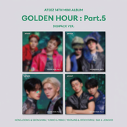 Preorder: ATEEZ - 14th mini album [GOLDEN HOUR : Part.5] (DIGIPACK UNIT Ver) 