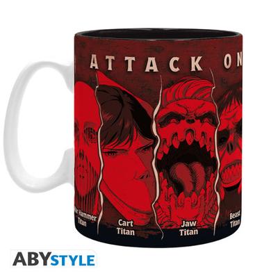 Kubek - All Titans/Attack on Titan 460 ml — zdjęcie 2