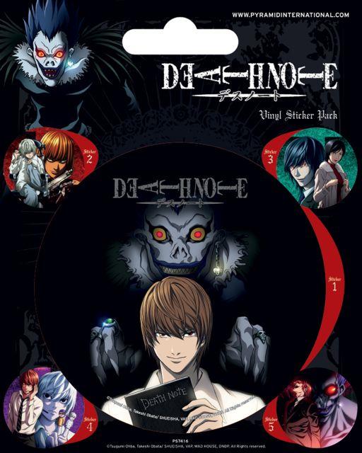 Zestaw naklejek - Death Note