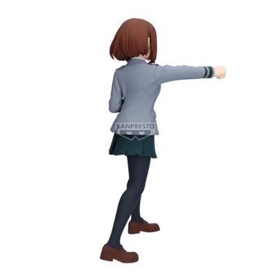 Figurka - Ochaco Uraraka/My Hero Academia (Glitter & Glamours) School Uniform Ver. — figurka z tyłu