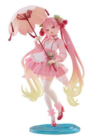 Figurka - Sakura Miku/Vocaloid (AMP) Newley Writtem Sakura Dress Ver.