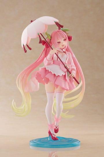 Figurka - Sakura Miku/Vocaloid (AMP) Newley Writtem Sakura Dress Ver. — zdjęcie 5